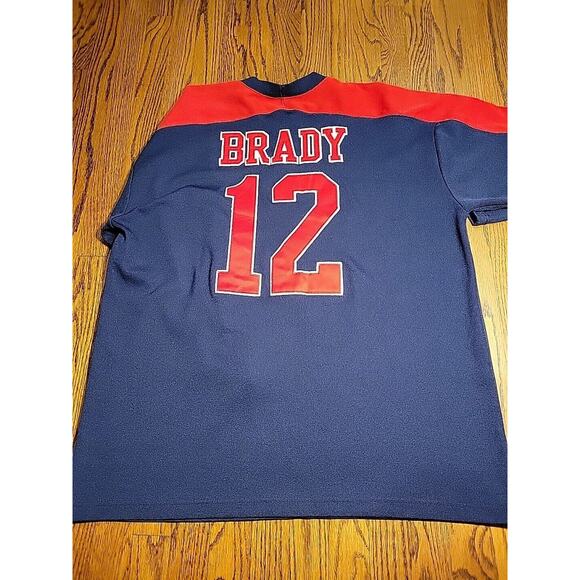 TOM BRADY New England PATRIOTS NFL Football Mens Size XXL Jersey Sweatshirt - Picture 11 of 11